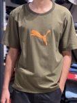 Olive Green Puma Graphic T-Shirt