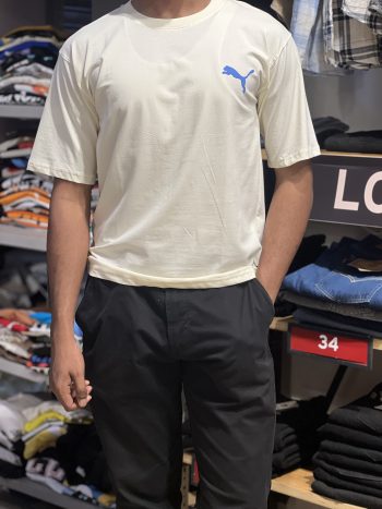 Cream Puma T-Shirt