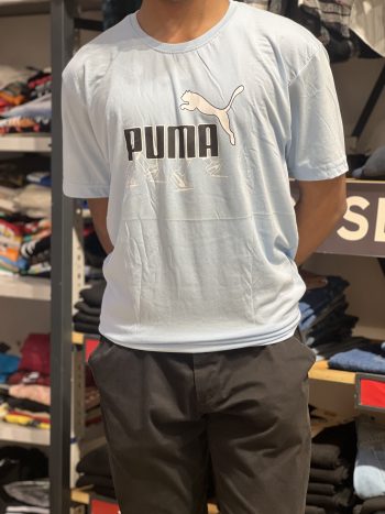 Light Blue Puma Graphic T-Shirt