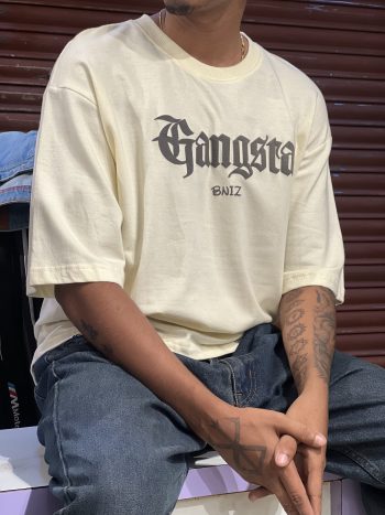 Cream Bniz Graphic T-Shirt