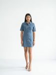 Short Sleeve Denim Dress