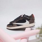 Nike Air Jordan 1 Low OG Travis Scott Mocha sneakers.