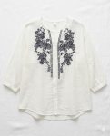 White Top with Embroidary