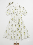 Timeless Elegance: The Botanical Midi Dress