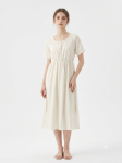 The Ivory Serenity Midi Dress
