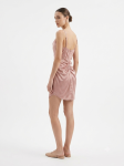 ​Elegant Satin Ruched Mini Dress