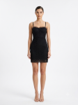 Timeless Noir Lace Mini Dress
