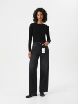 The Washed Black Wide-Leg Denim