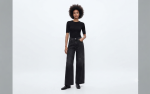 The Modern Wide-Leg Black Denim