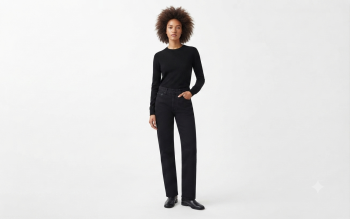 The Essential Straight-Fit Black Denim