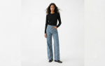 The Retro-Floral Check Denim