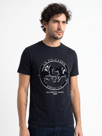 U.S. Polo Assn. Men's Heritage Graphic T-Shirt - Black