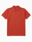 Men’s Classic Essential Pocket Polo – Terracotta