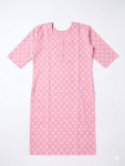 Pastel Pink & White Checkered Everyday Kurta
