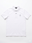 Classic A|X Minimalist Polo Shirt – Crisp White