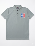Men's Modern Graphic Polo Shirt – Slate Grey