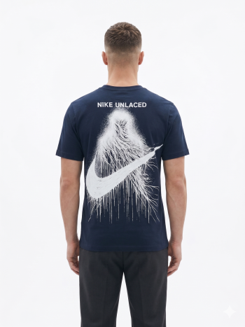 Nike Unlaced Abstract Swoosh Graphic Tee
