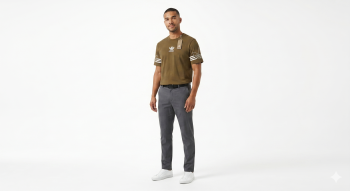 Adidas Originals Trefoil Sleeve Graphic Tee – Olive Green
