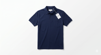 The Essential Navy Pocket Polo