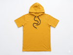 Essential Short-Sleeve Mustard Hoodie