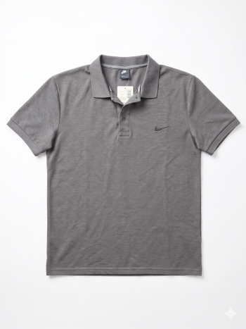 Classic Men's Grey Nike Polo Shirt